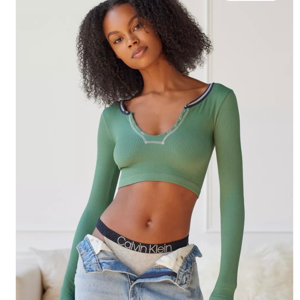 Out From Under Go For Gold Seamless Long Sleeve Top